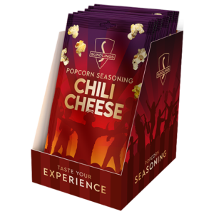 Popcornkrydda Chili Cheese - Påse 26g 16st